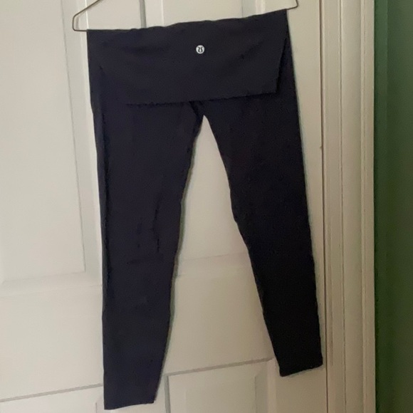 Dark, purple, lululemon leggings - Picture 2 of 4